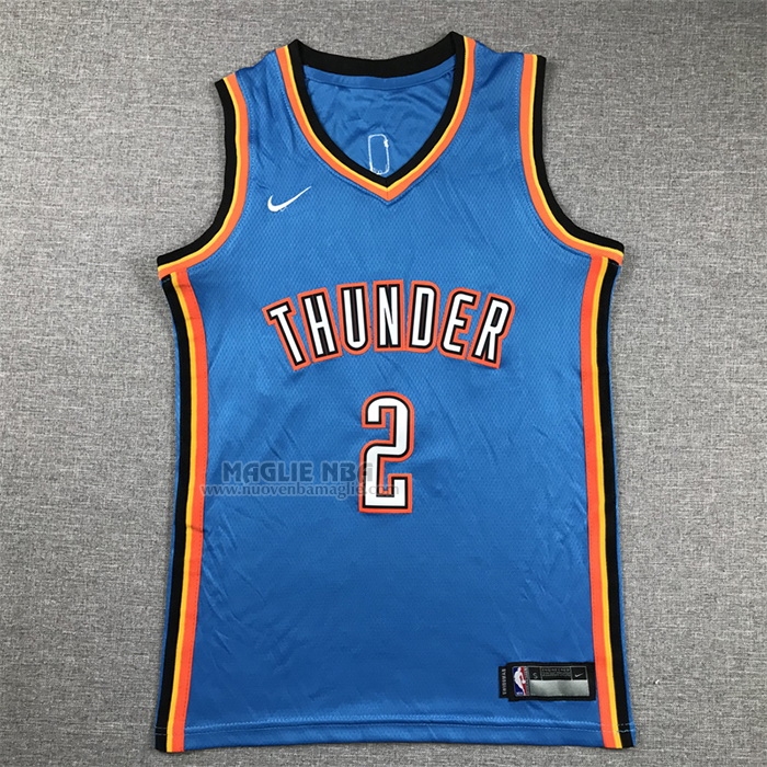 Maglia
 Shai Gilgeous-Alexander NO 2 Bambino
 Oklahoma City Thunder Icon Blu
